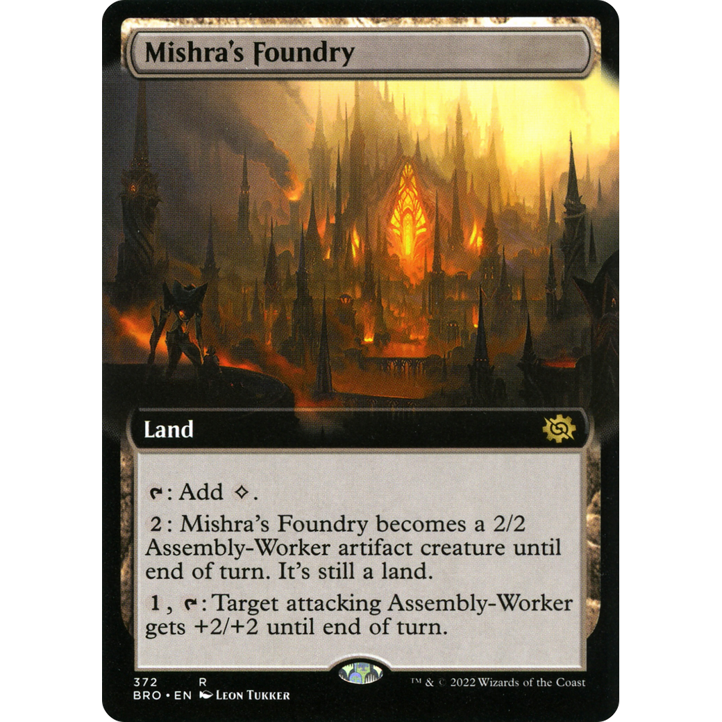 Mishra's Foundry (Extended Art) (BRO-372) - The Brothers' War: (Extended Art)