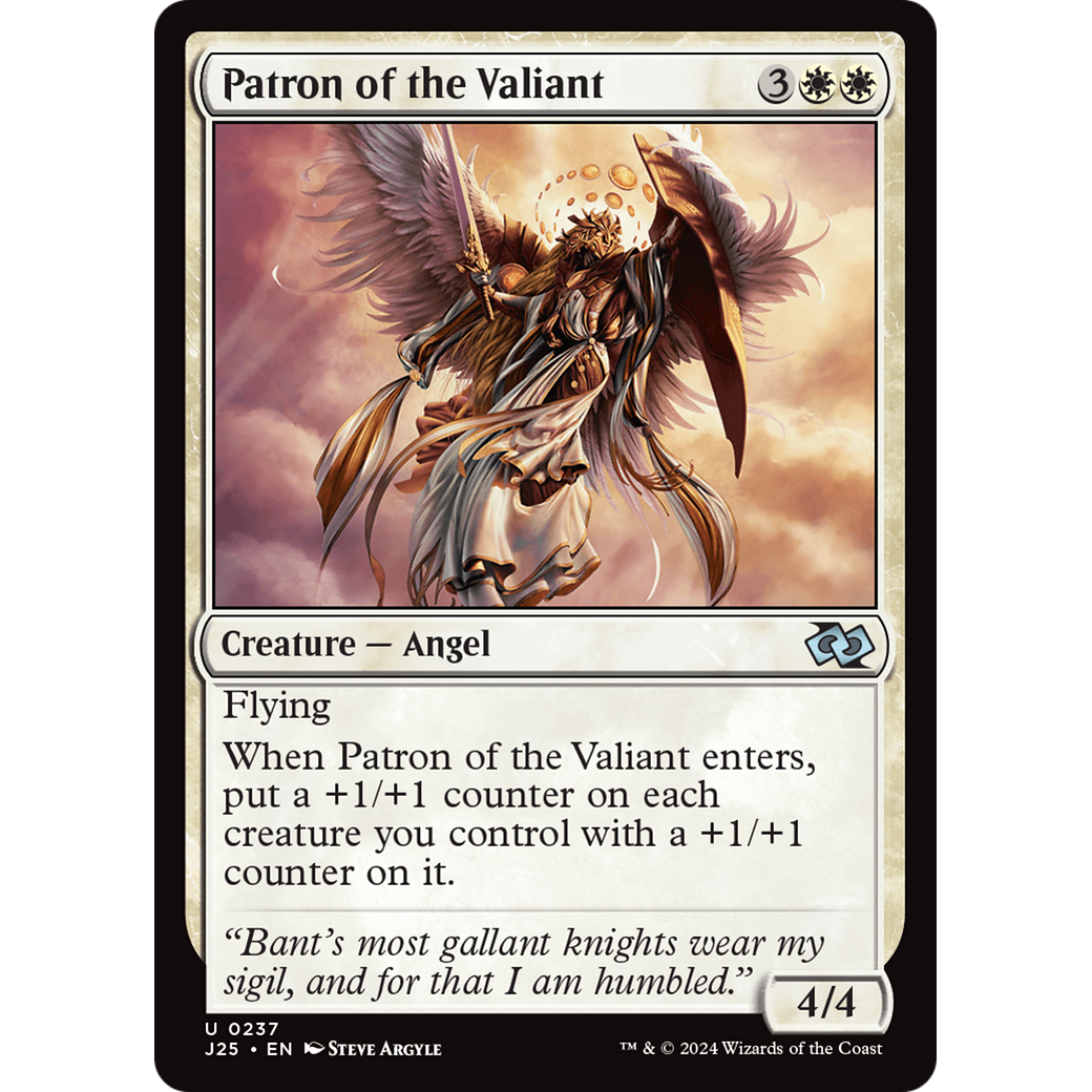Patron of the Valiant (J25-237) - Foundations Jumpstart