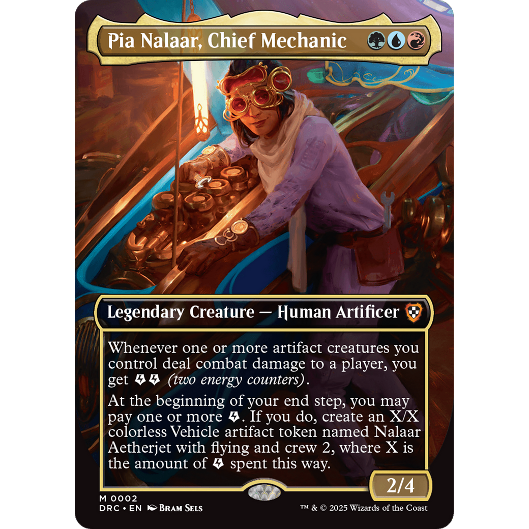Pia Nalaar, Chief Mechanic (DRC-002) - Commander: Aetherdrift