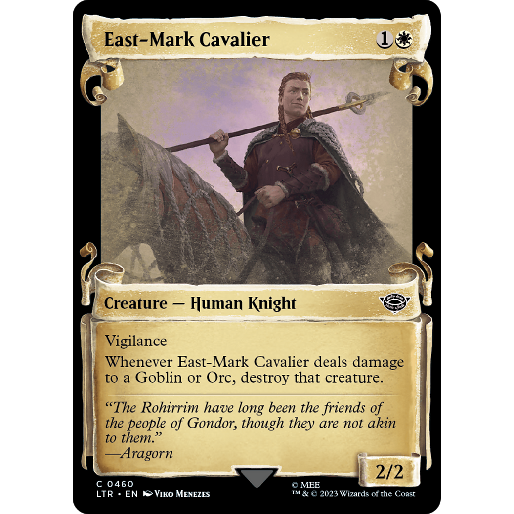East-Mark Cavalier (LTR-460) - The Lord of the Rings: Tales of Middle-earth: (Showcase) Foil