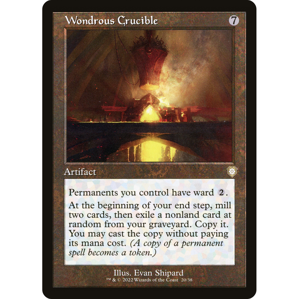 Wondrous Crucible (Retro Frame) (BRC-020) - The Brothers' War Commander