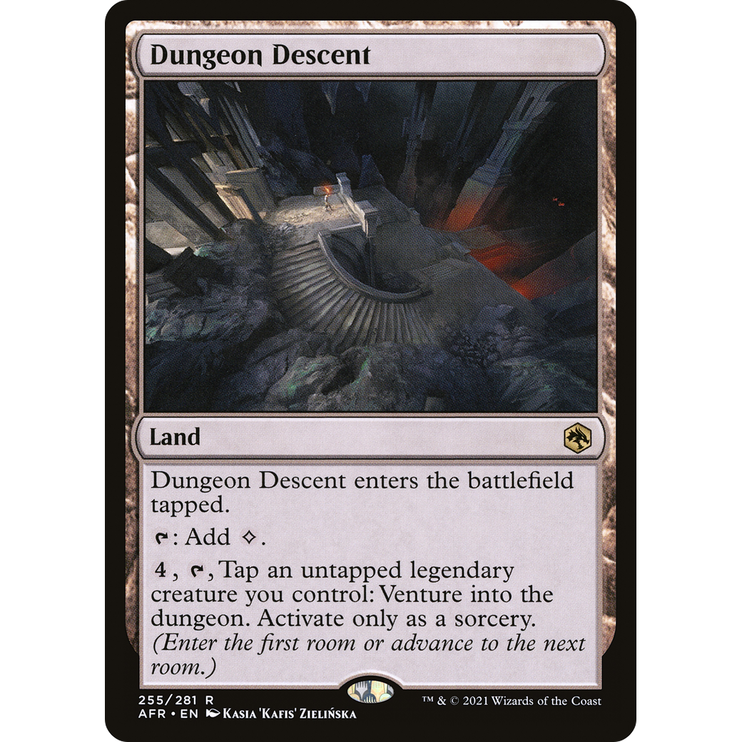 Dungeon Descent (AFR-255) - Adventures in the Forgotten Realms Foil