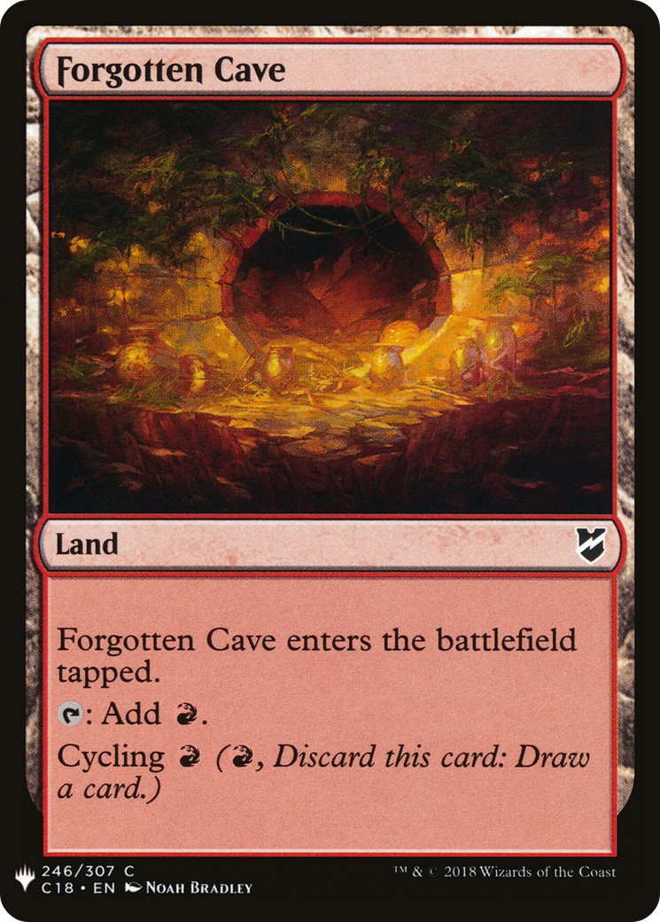 Forgotten Cave (C18) (LIST-246) - The List
