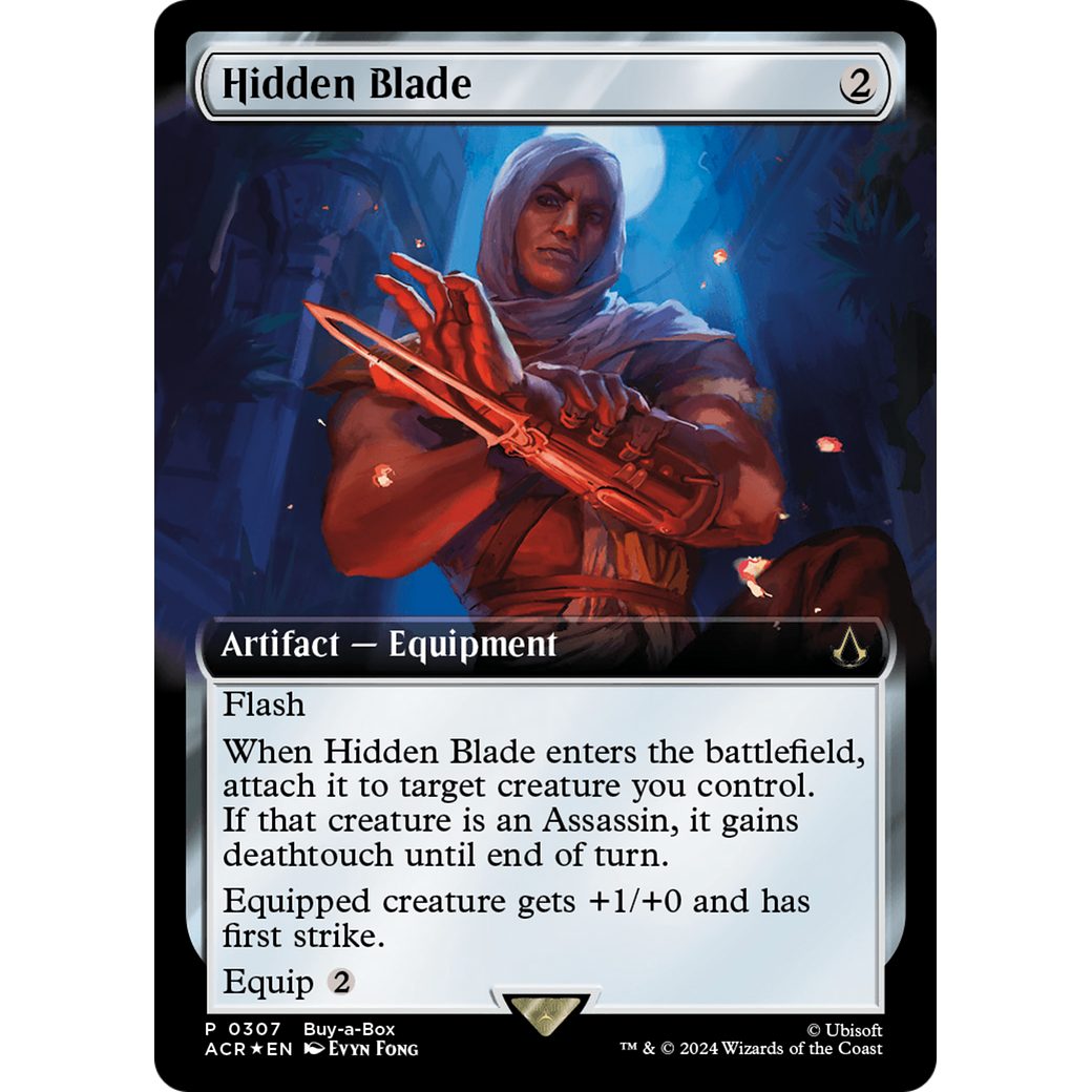 Hidden Blade (Extended Art) (BABP-307) - Assassin's Creed: (Extended Art) Foil