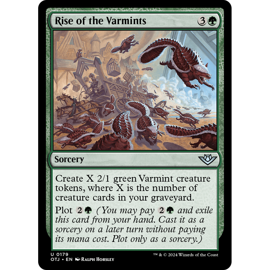 Rise of the Varmints (OTJ-179) - Outlaws of Thunder Junction Foil