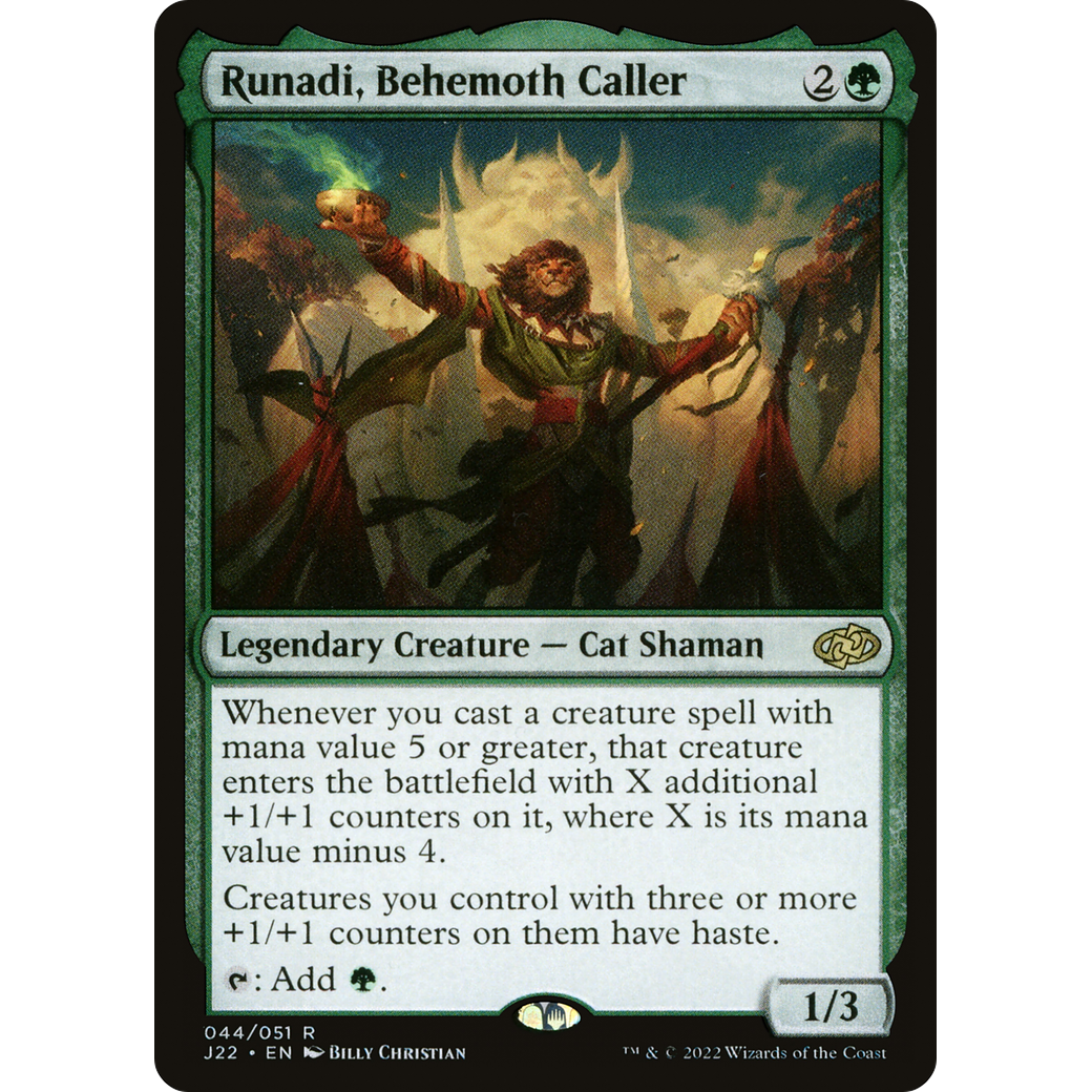 Runadi, Behemoth Caller (J22-044) - Jumpstart 2022