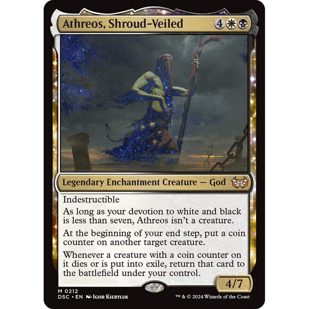 Athreos, Shroud-Veiled (DSC-212) - Duskmourn: House of Horror Commander