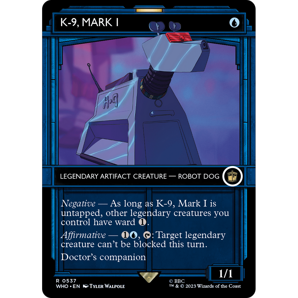 K-9, Mark I (Showcase) (WHO-537) - Doctor Who: (Showcase) (Borderless) Foil