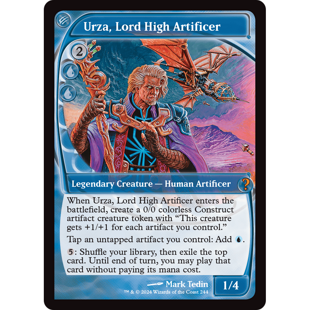 Urza, Lord High Artificer (Future Sight) (MB2-244) - Mystery Booster 2 Foil