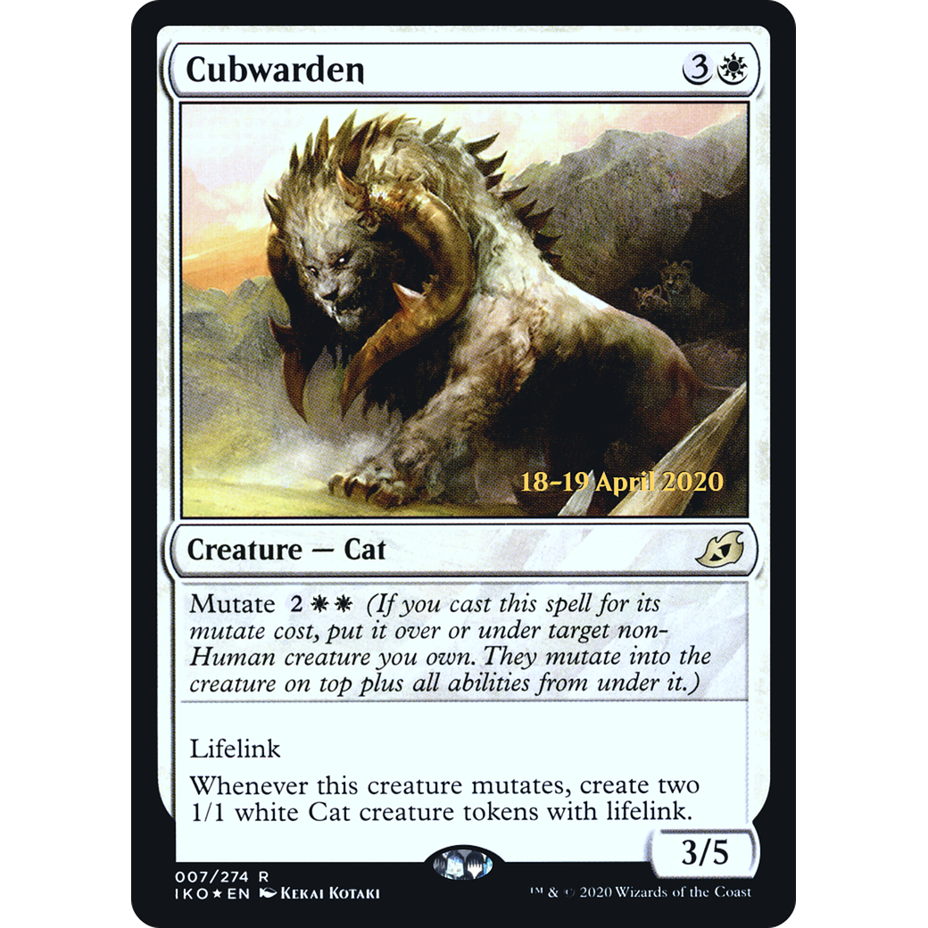 Cubwarden (PRE-007) - Ikoria: Lair of Behemoths Promos Foil