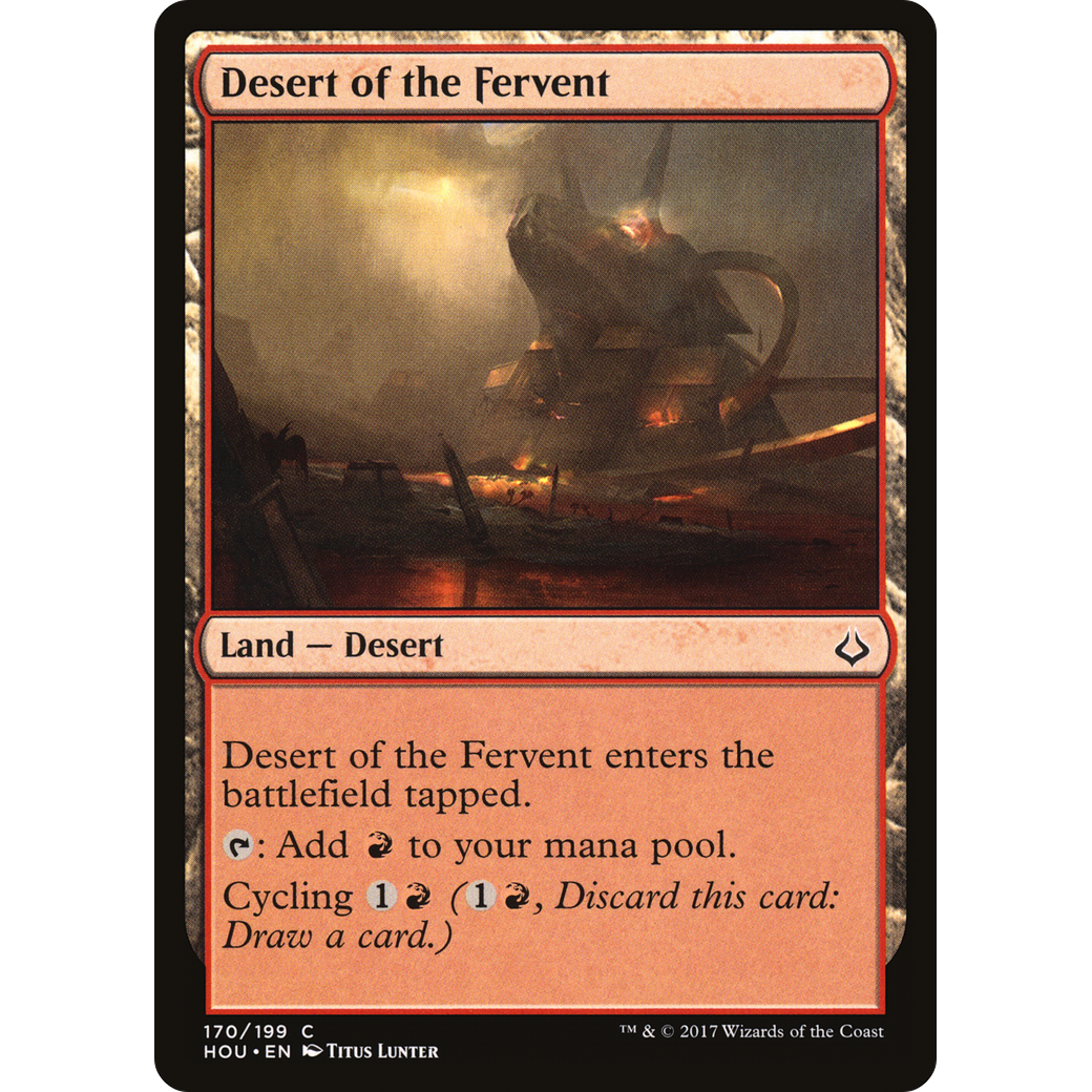 Desert of the Fervent (HOU-170) - Hour of Devastation Foil