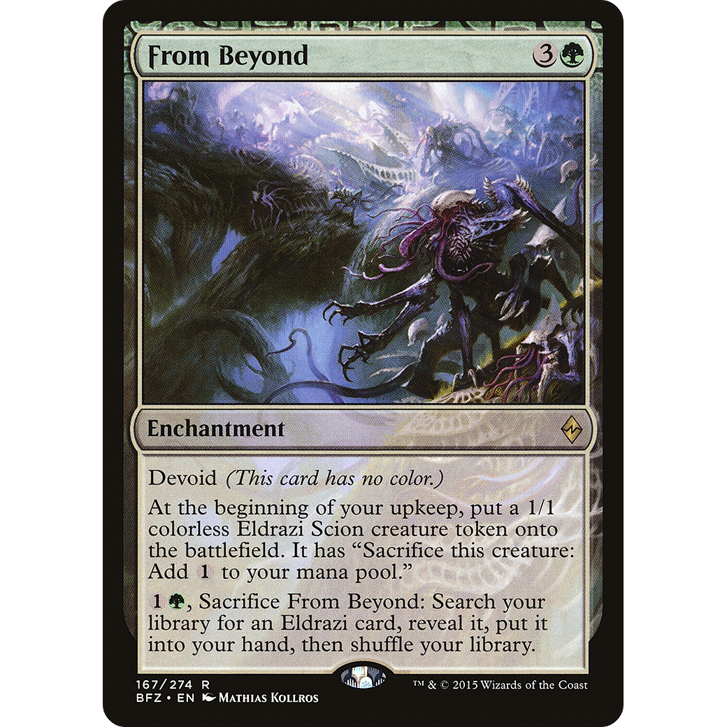 From Beyond (BFZ-167) - Battle for Zendikar: (devoid)