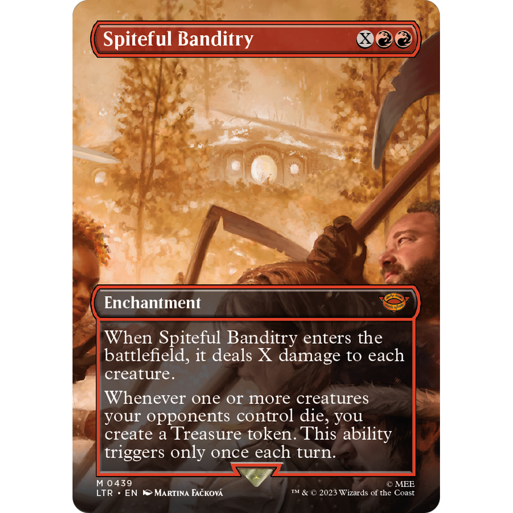 Spiteful Banditry (LTR-439) - The Lord of the Rings: Tales of Middle-earth (Borderless) Foil