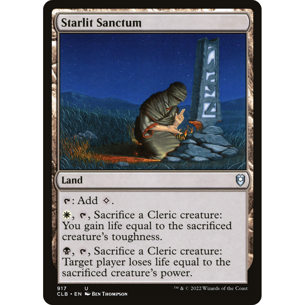 Starlit Sanctum (CLB-917) - Commander Legends: Battle for Baldur's Gate