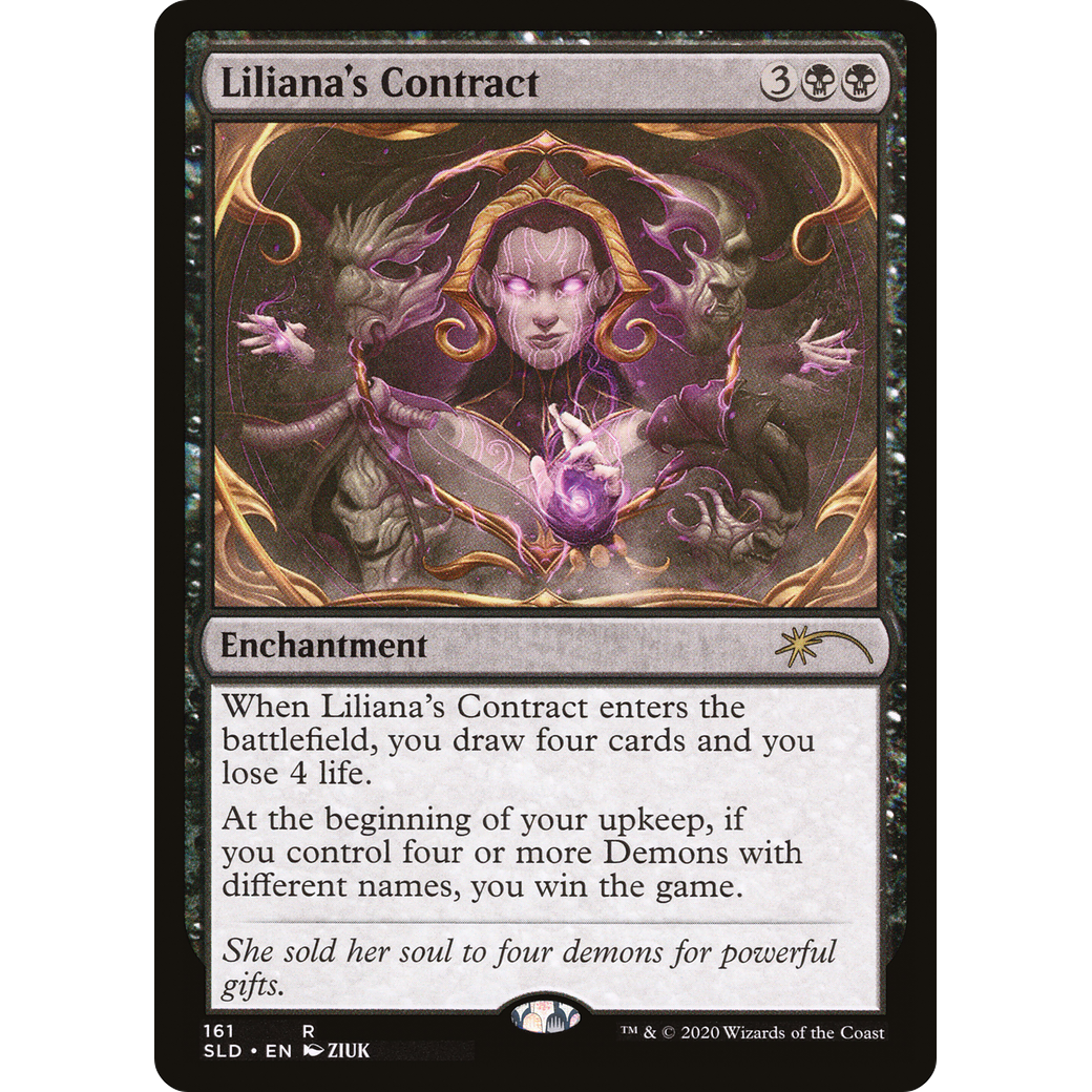 Liliana's Contract (161) (SLD-161) - Secret Lair Drop