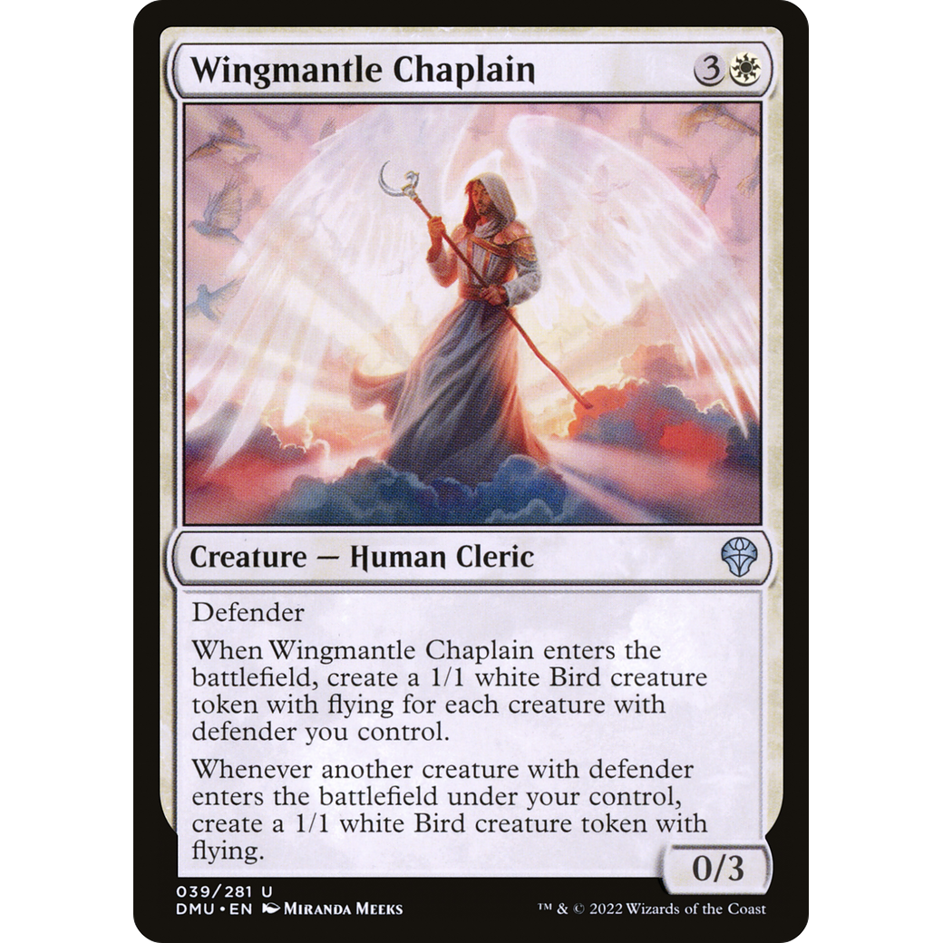 Wingmantle Chaplain (DMU-039) - Dominaria United