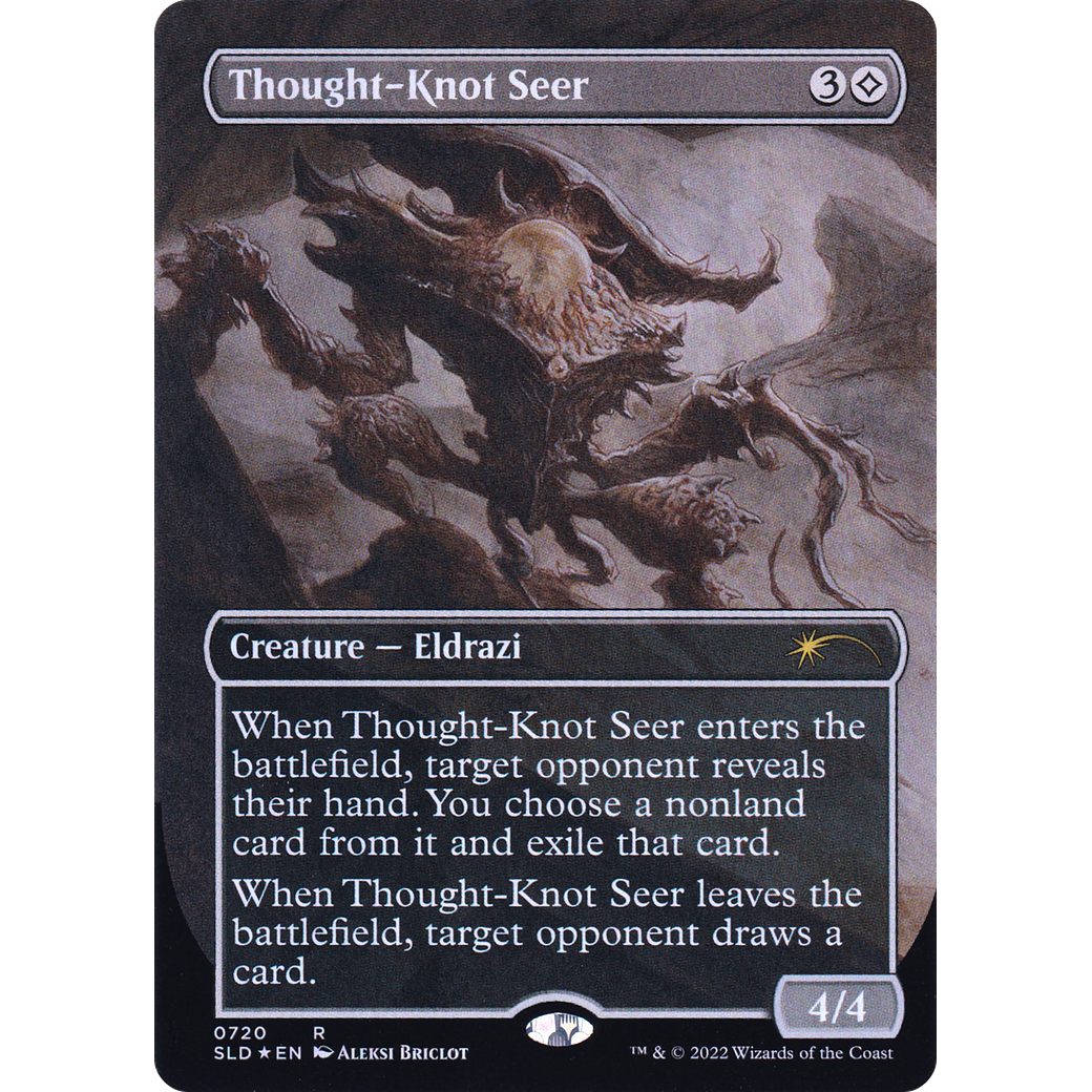Thought-Knot Seer (720) (SLD-720) - Secret Lair Drop (Borderless) Foil
