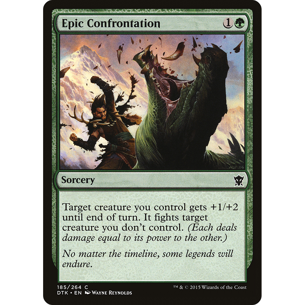 Epic Confrontation (DTK-185) - Dragons of Tarkir Foil
