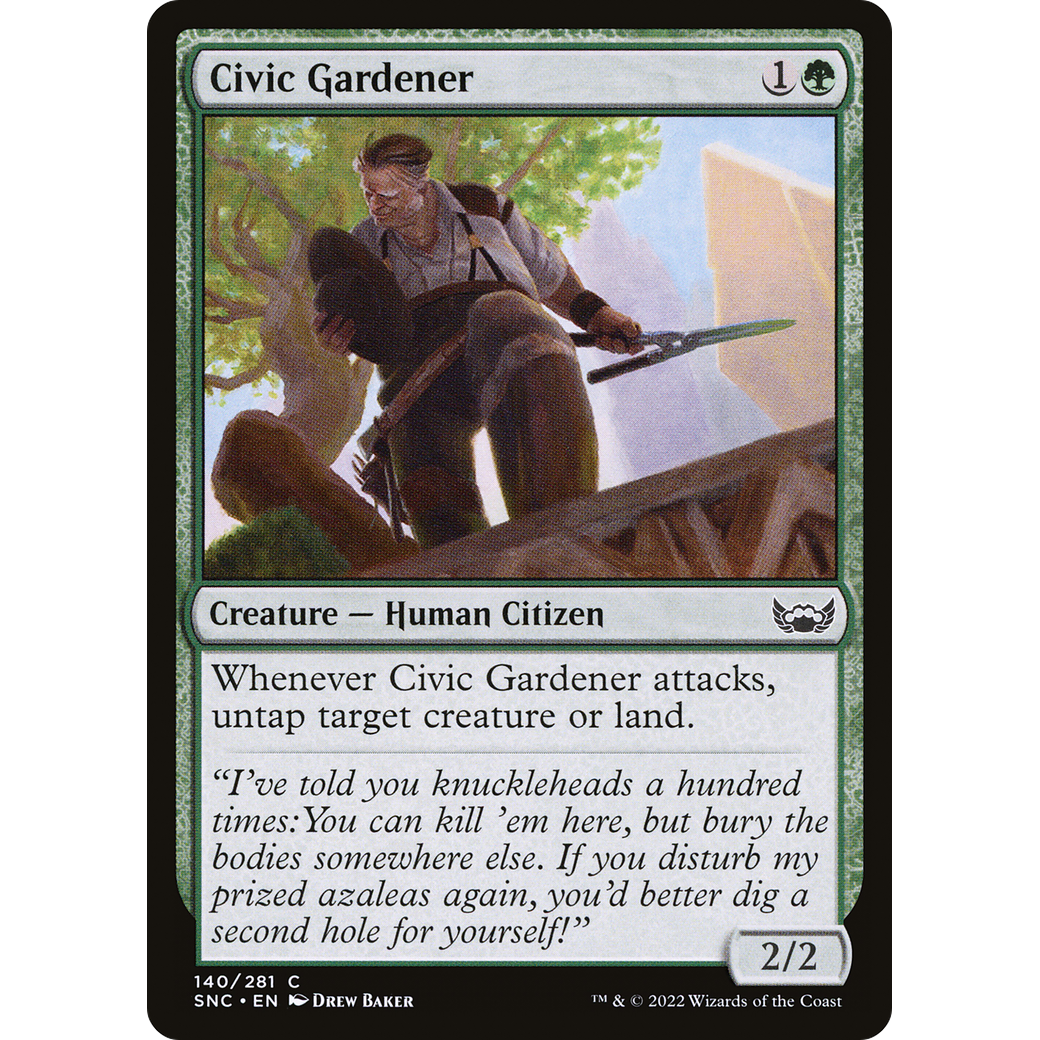 Civic Gardener (SNC-140) - Streets of New Capenna Foil
