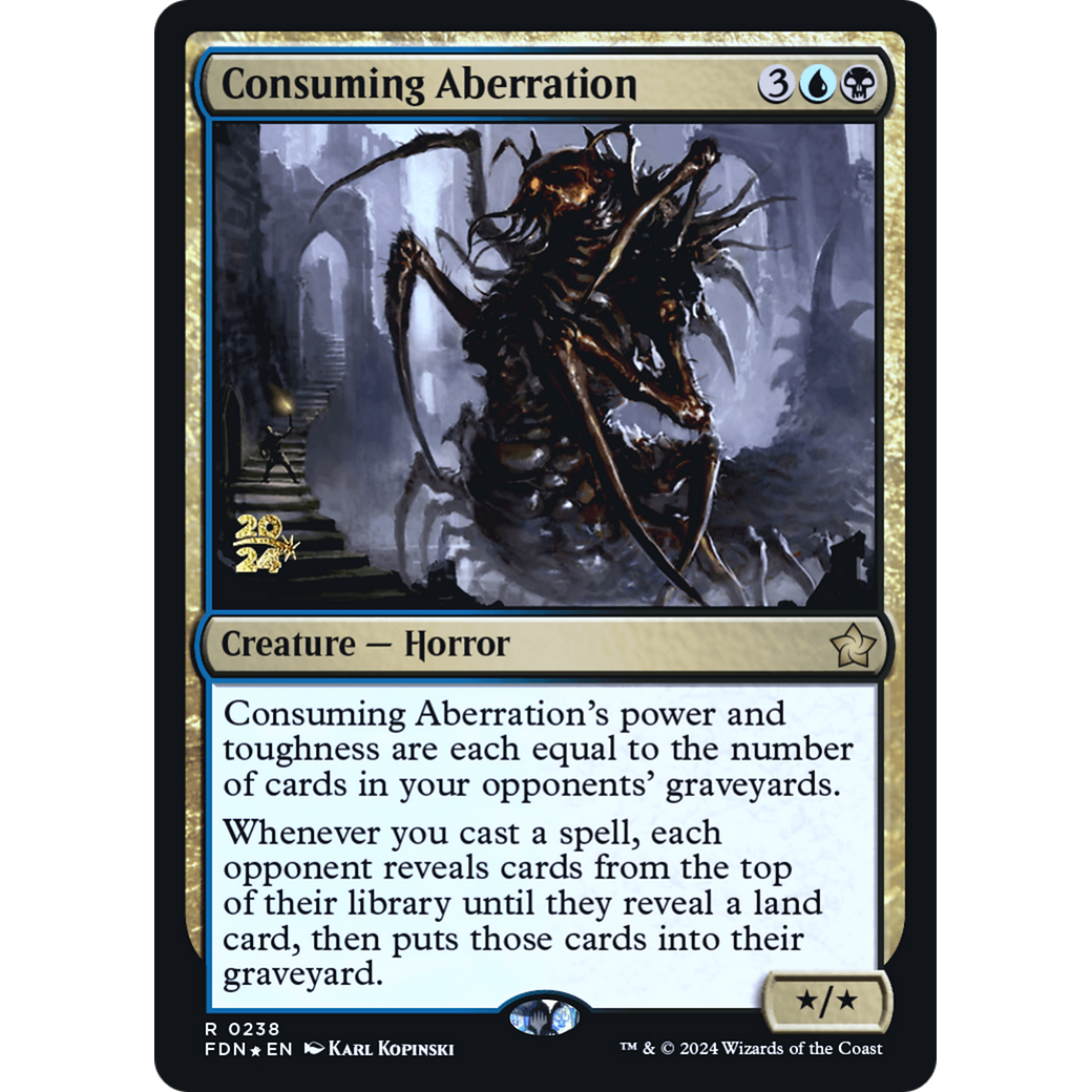 Consuming Aberration (PRE-238S) - Foundations Promos Foil