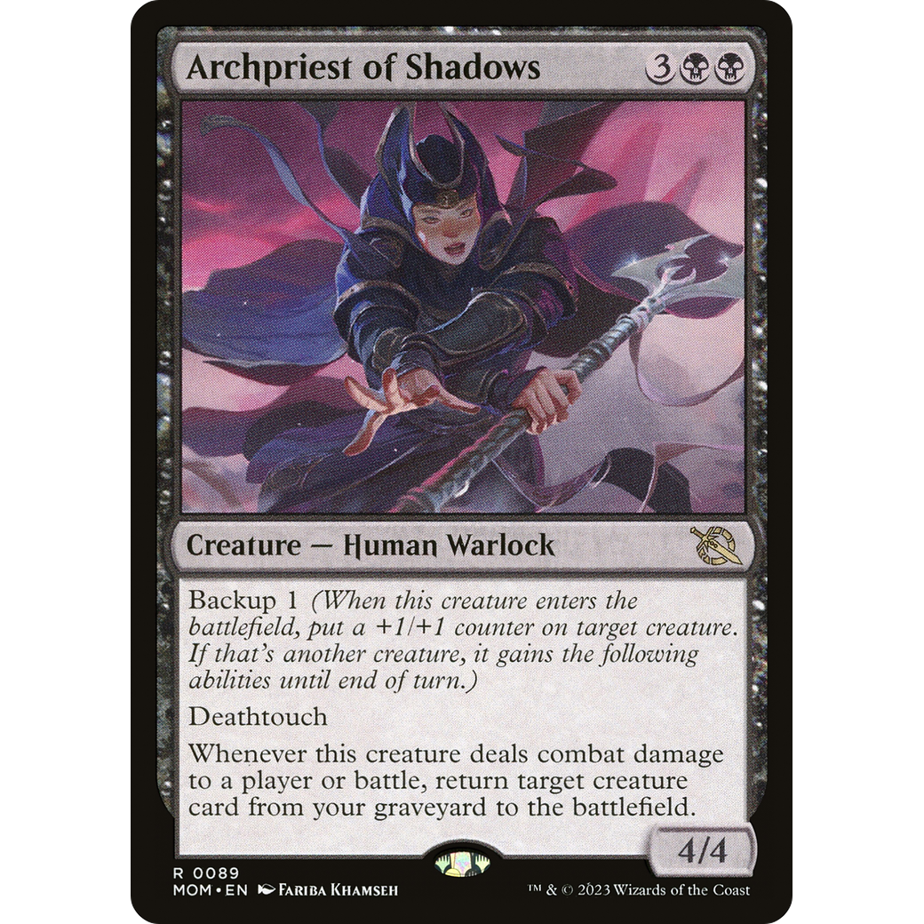 Archpriest of Shadows (MOM-089) - March of the Machine Foil