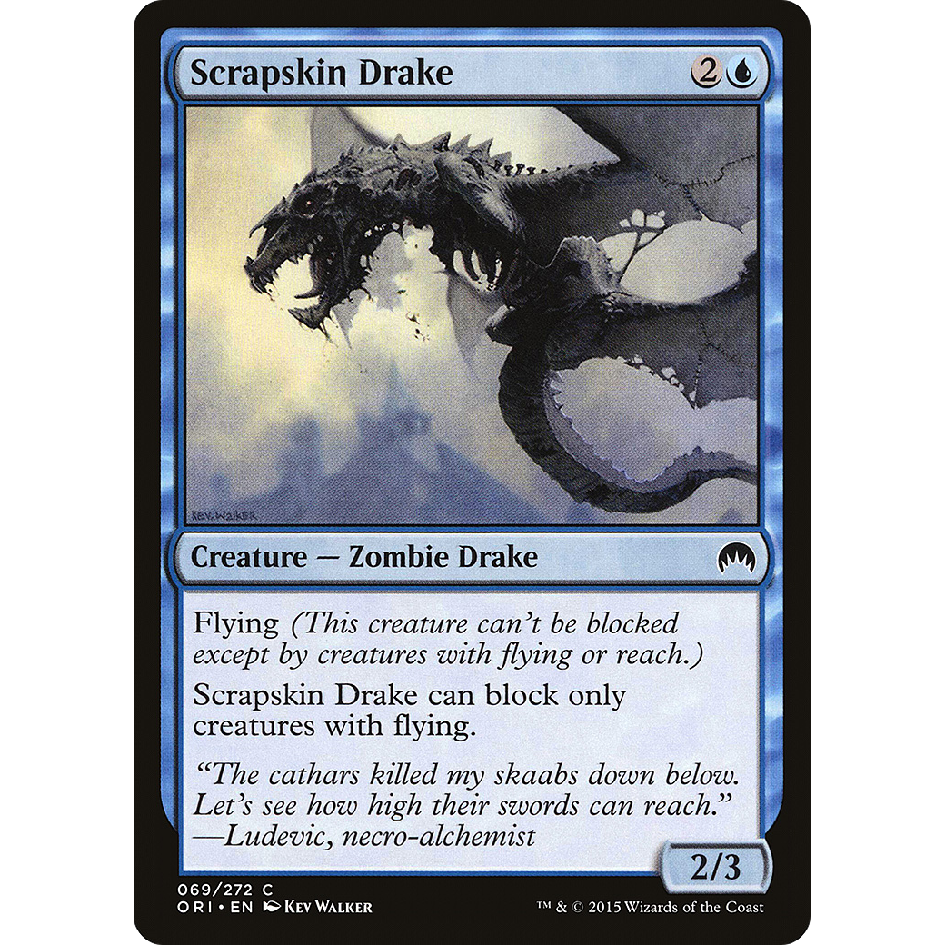 Scrapskin Drake (ORI-069) - Magic Origins Foil