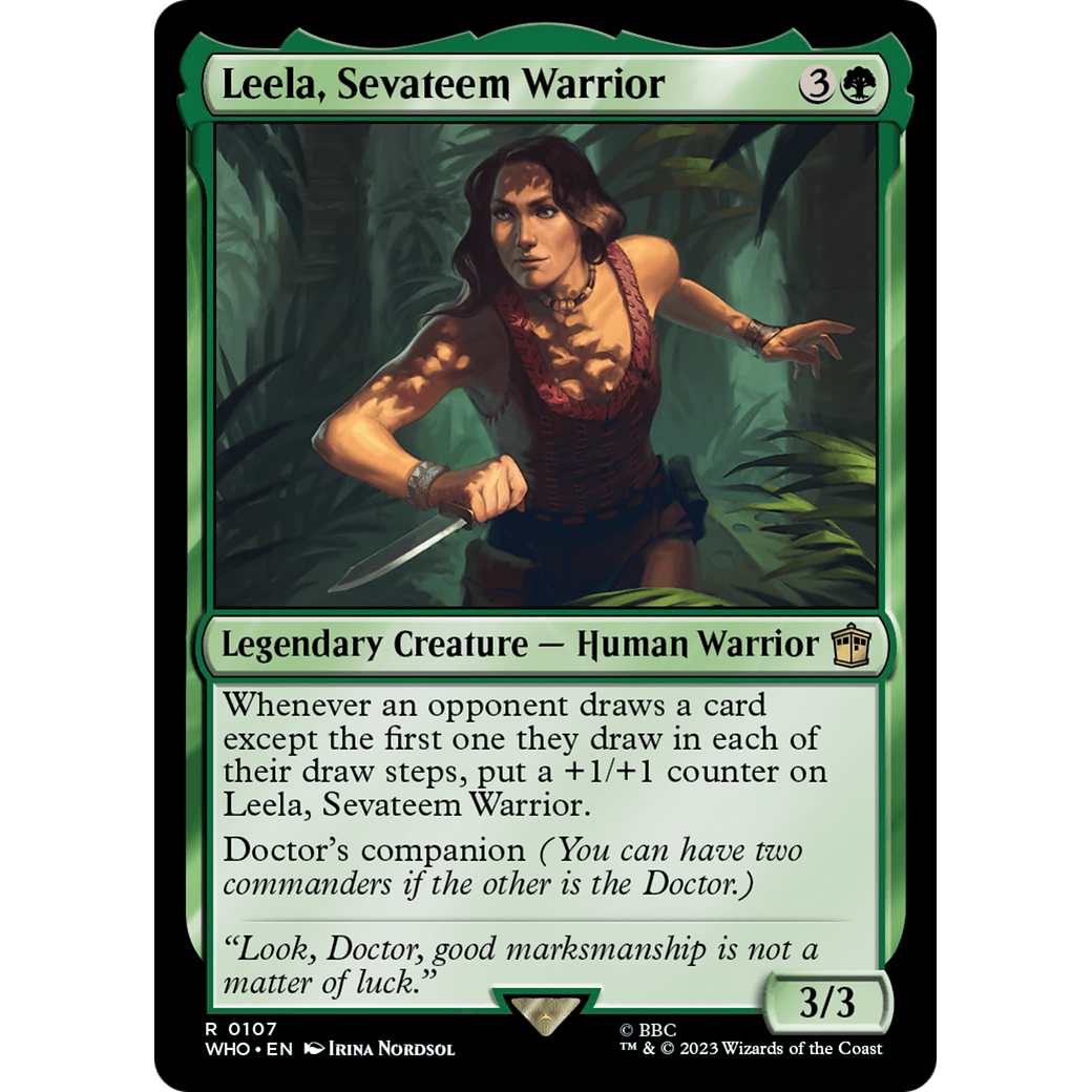 Leela, Sevateem Warrior (WHO-107) - Doctor Who Foil