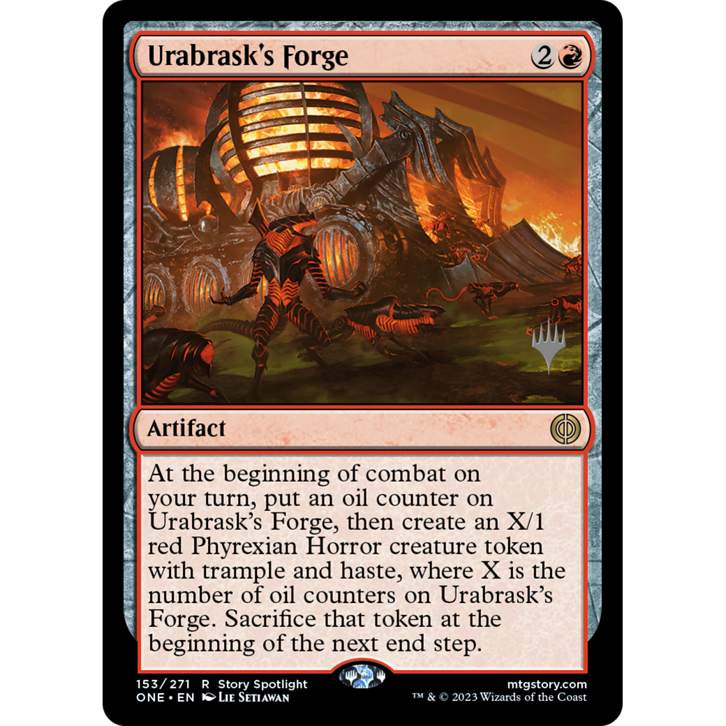 Urabrask's Forge (PPONE-153P) - Phyrexia: All Will Be One Promos Foil