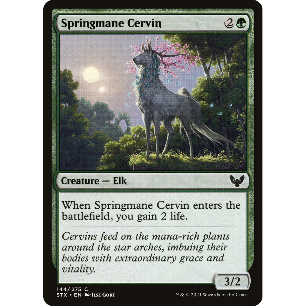 Springmane Cervin (STX-144) - Strixhaven: School of Mages Foil
