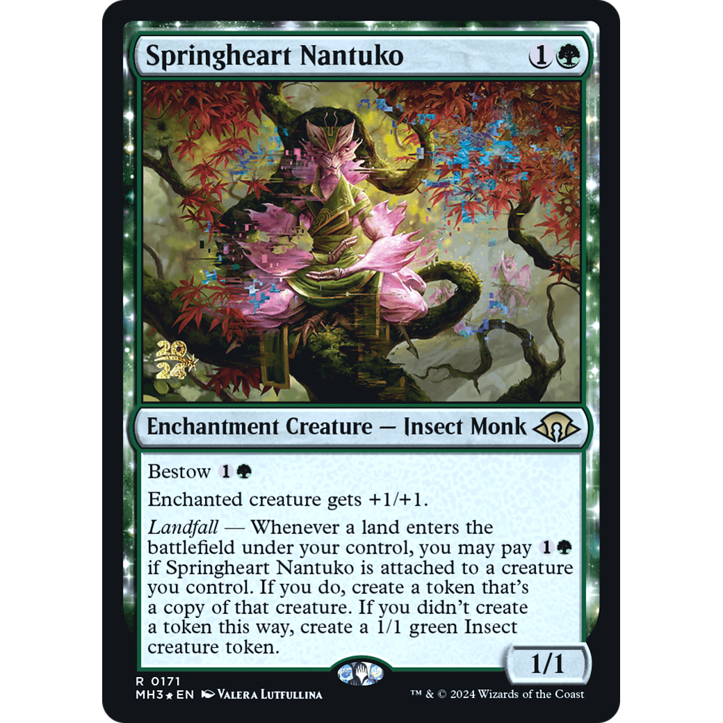 Springheart Nantuko (PRE-171S) - Modern Horizons 3 Promos Foil