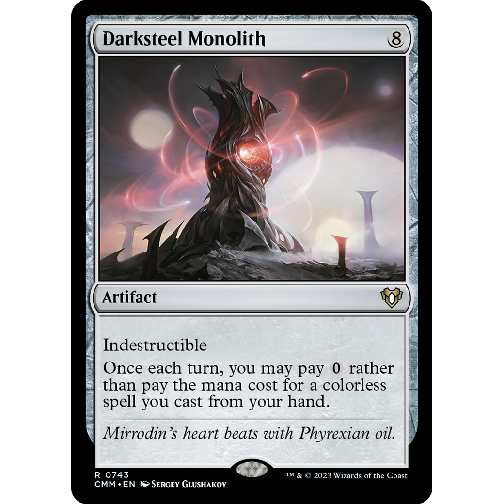 Darksteel Monolith (CMM-743) - Commander Masters