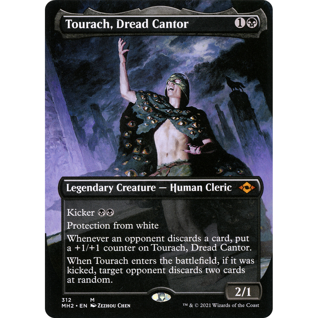 Tourach, Dread Cantor (Borderless) (MH2-312) - Modern Horizons 2 (Borderless)