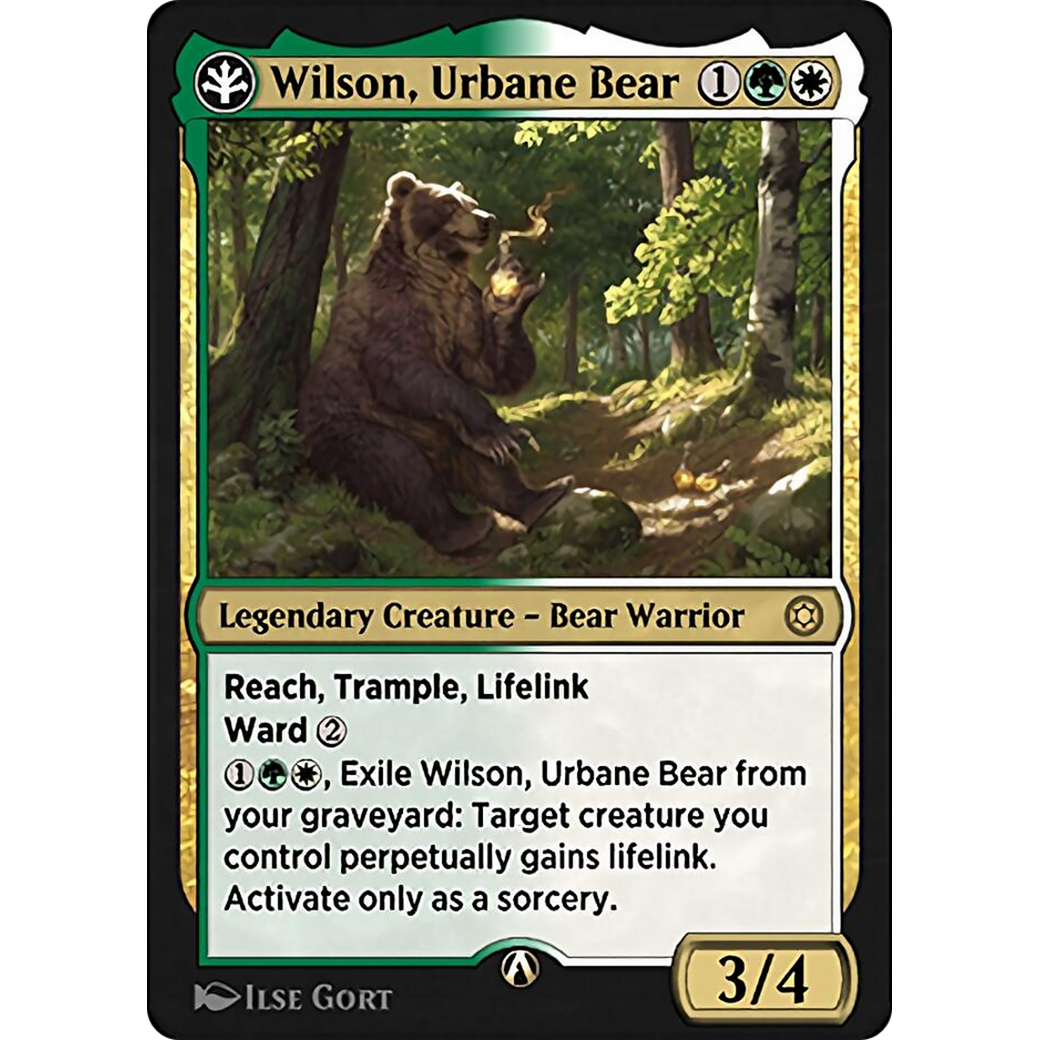Wilson, Urbane Bear (HBG-19W) - Alchemy Horizons: Baldur's Gate