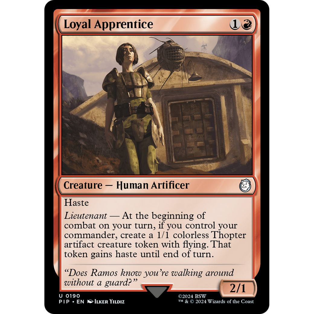 Loyal Apprentice (PIP-190) - Fallout