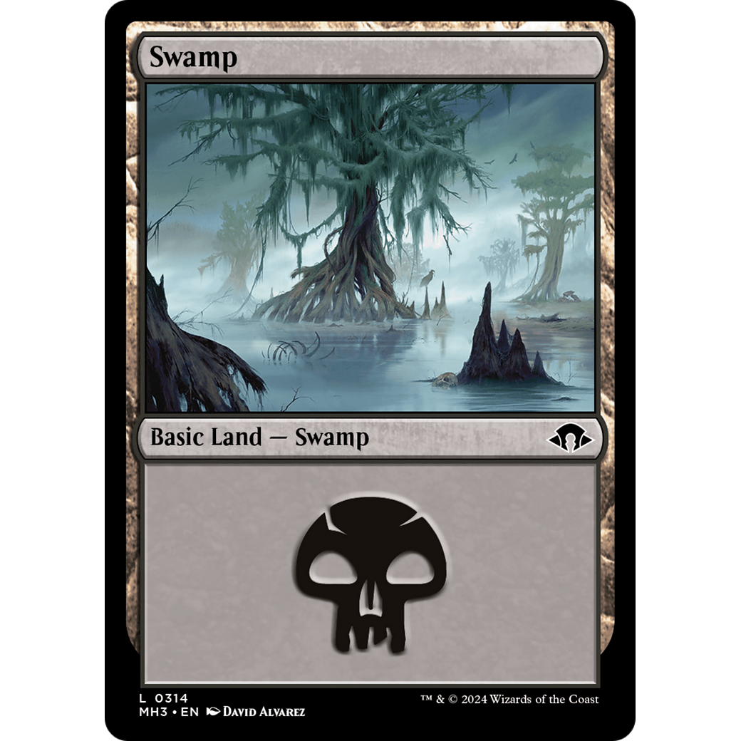 Swamp (MH3-314) - Modern Horizons 3 Foil