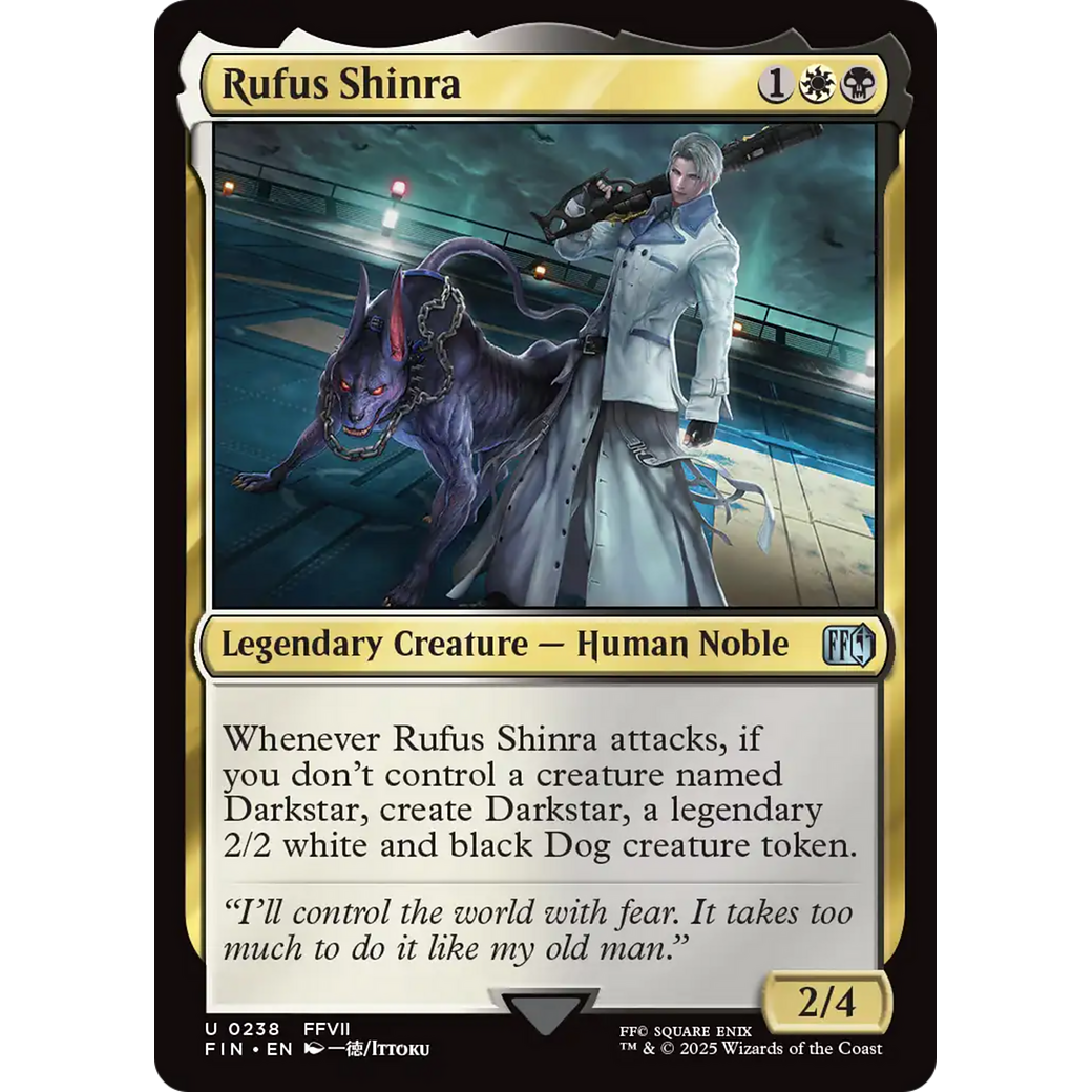 Rufus Shinra (FIN-238) - FINAL FANTASY Foil