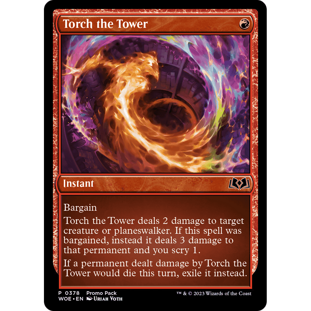 Torch the Tower (PPWOE-378) - Wilds of Eldraine Foil