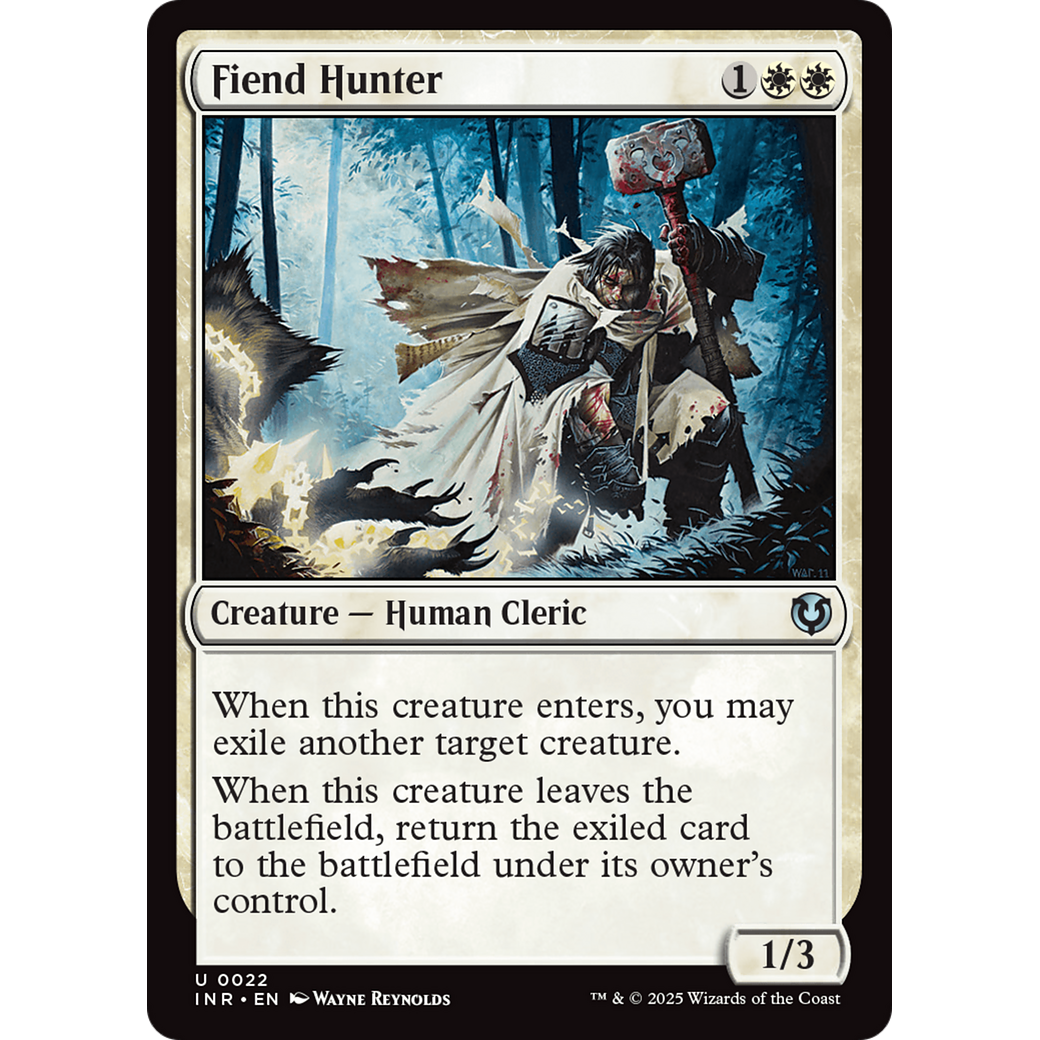 Fiend Hunter (INR-022) - Innistrad Remastered Foil