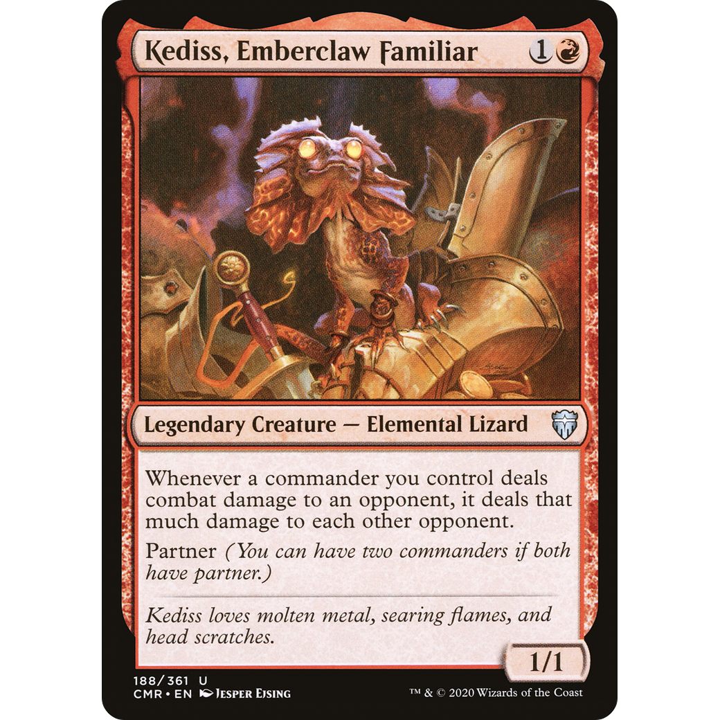 Kediss, Emberclaw Familiar (CMR-188) - Commander Legends Foil