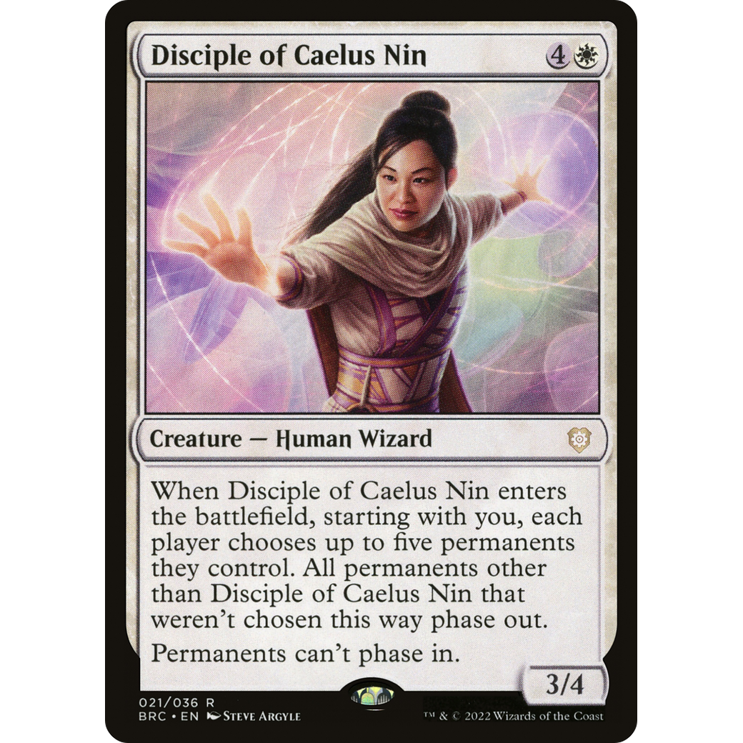 Disciple of Caelus Nin (BRC-021) - The Brothers' War Commander