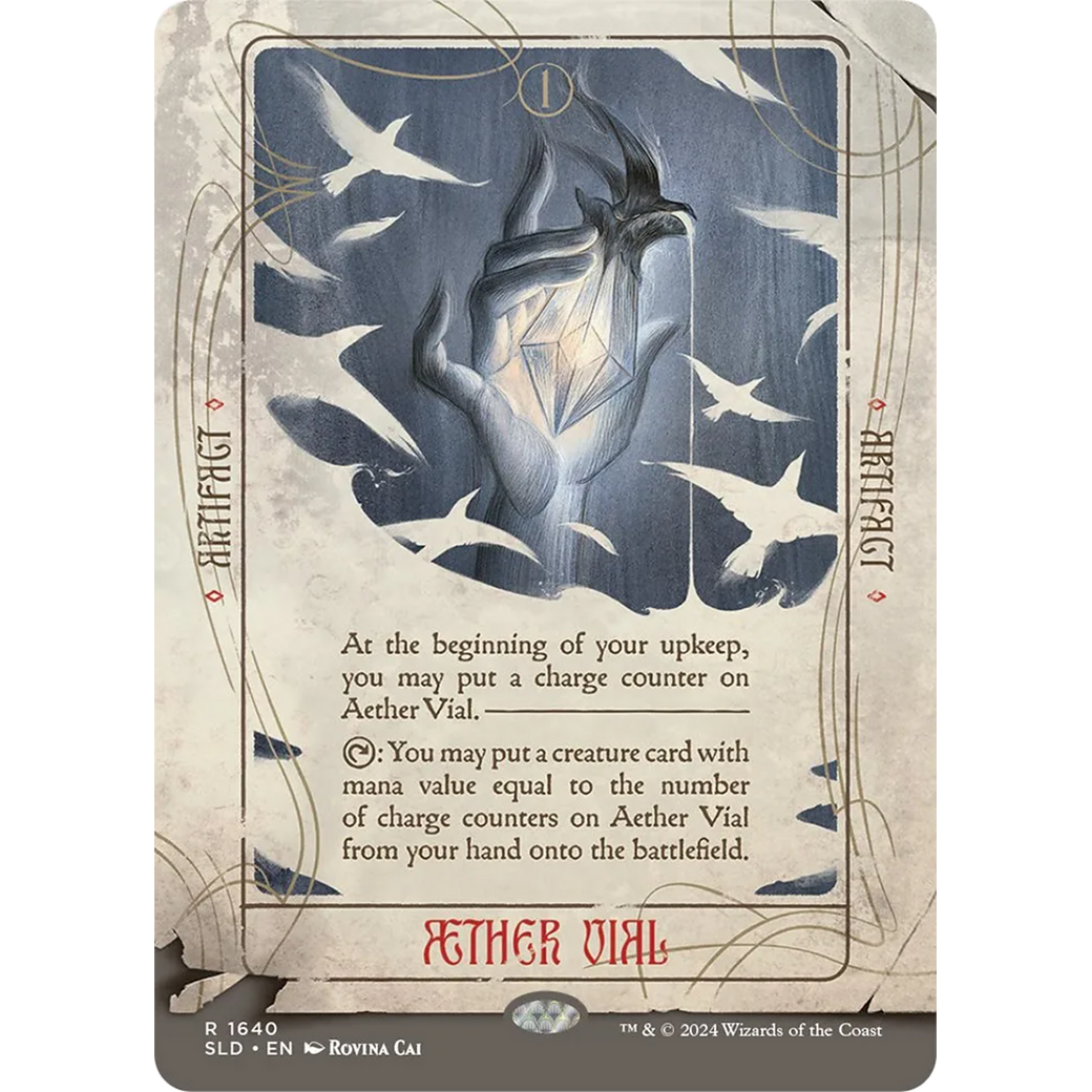 Aether Vial (SLD-1640) - Secret Lair Drop (Borderless)