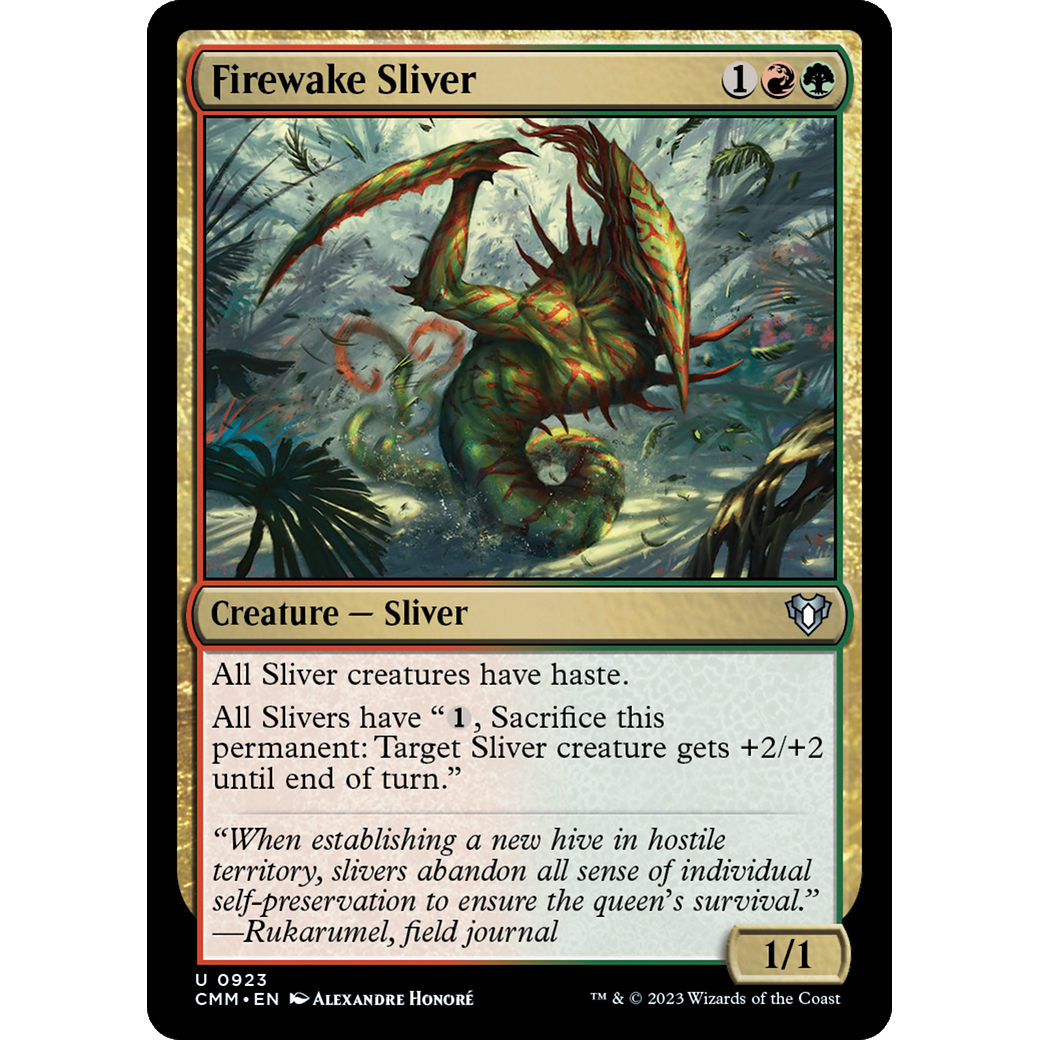 Firewake Sliver (CMM-923) - Commander Masters