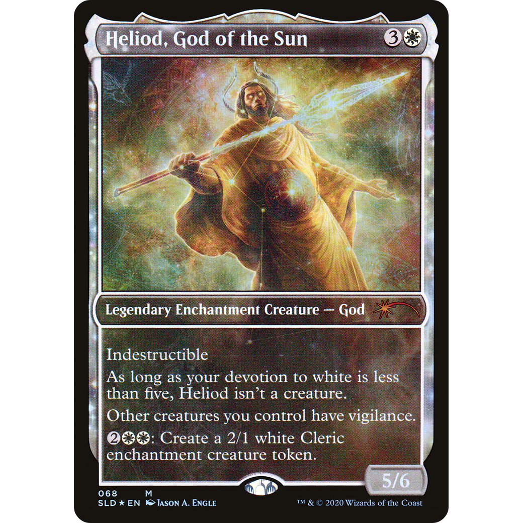 Heliod, God of the Sun (SLD-068) - Secret Lair Drop: (enchantment, Showcase) Foil