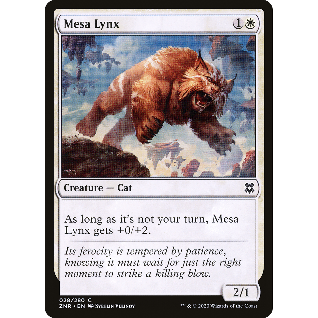 Mesa Lynx (ZNR-028) - Zendikar Rising