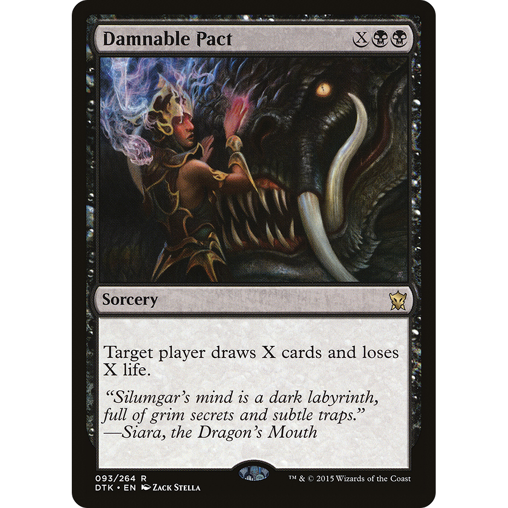 Damnable Pact (DTK-093) - Dragons of Tarkir Foil