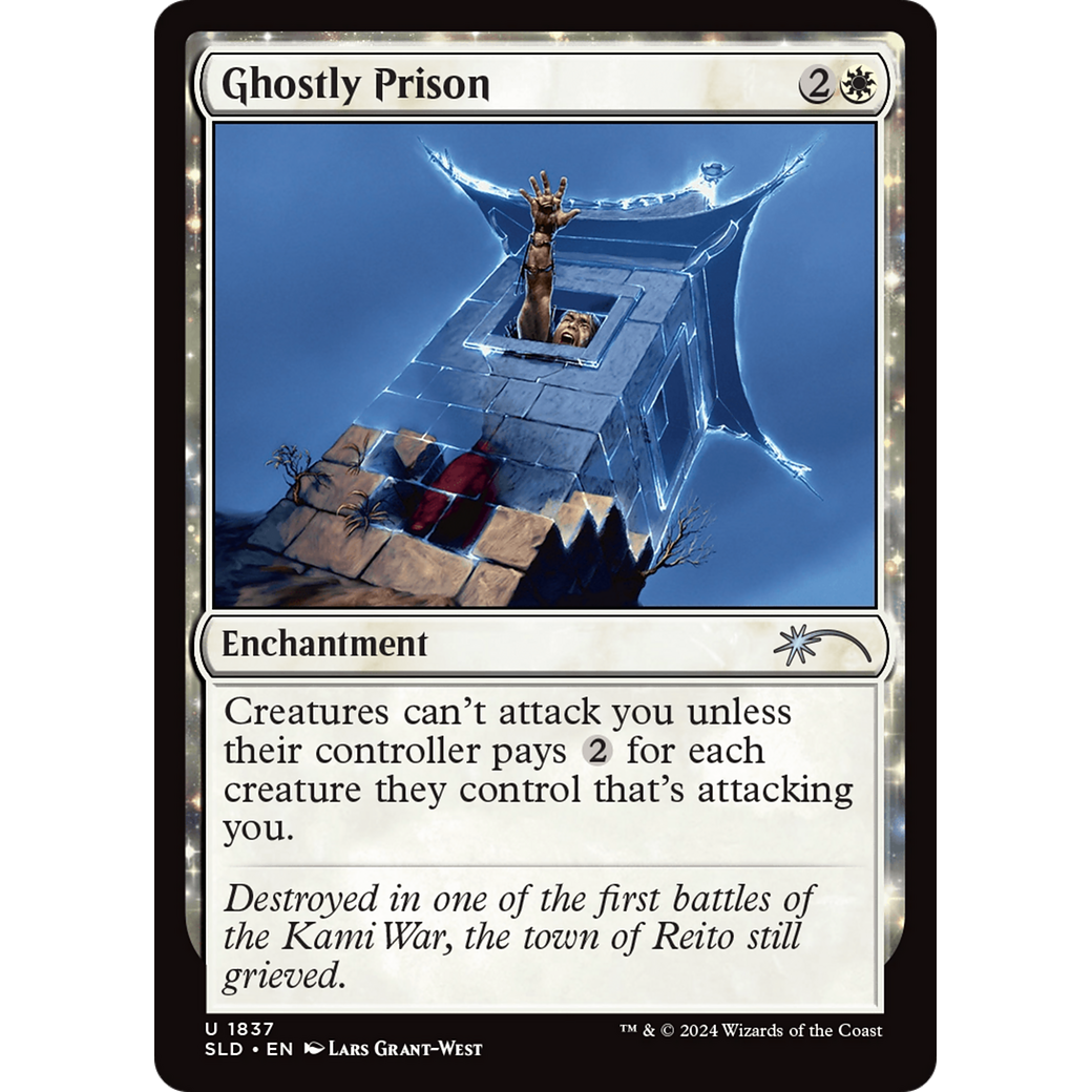 Ghostly Prison (1837) (SLD-1837) - Secret Lair Drop: (enchantment)