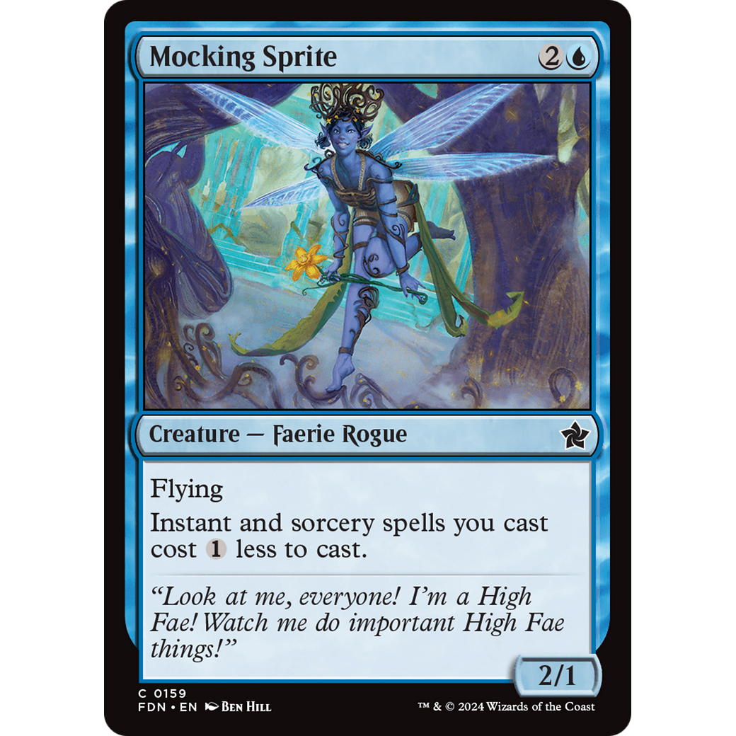 Mocking Sprite (FDN-159) - Foundations Foil