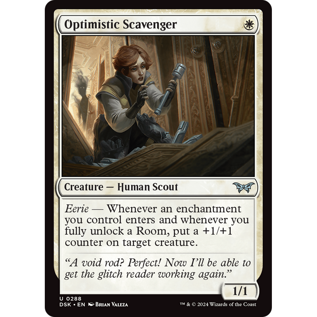 Optimistic Scavenger (DSK-288) - Duskmourn: House of Horror Foil