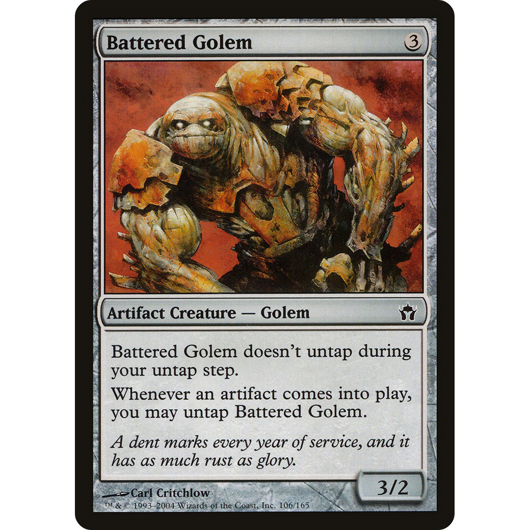 Battered Golem (5DN-106) - Fifth Dawn