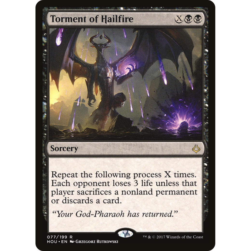 Torment of Hailfire (HOU-077) - Hour of Devastation Foil